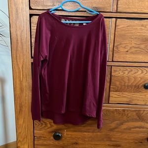 Burgundy long sleeve